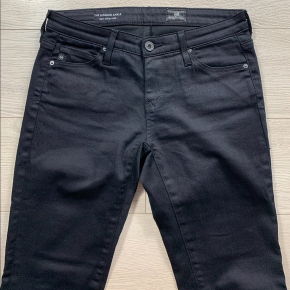 AG The Legging Super Skinny Ankle Black Jeans - Picture 7 of 15
